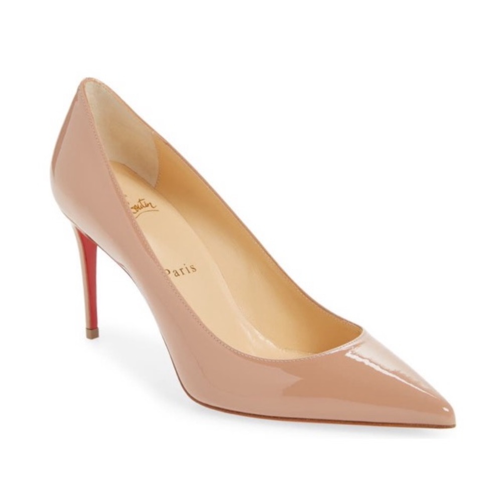 Christian Louboutin Kate Pointed Toe Patent Leather Pump